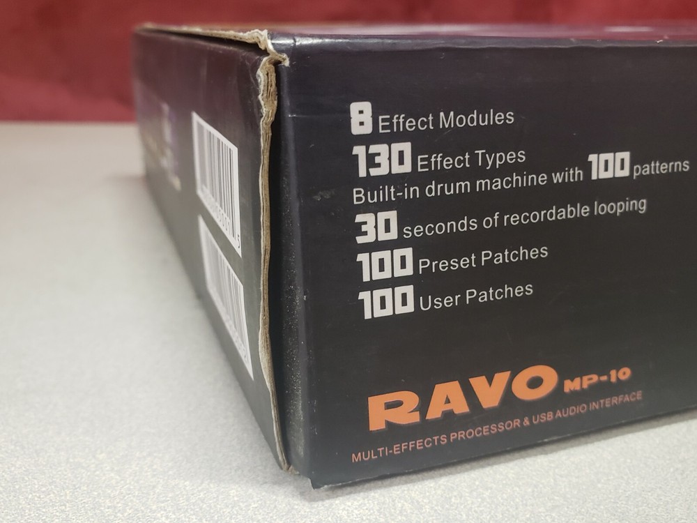Hotone Ravo MP-10 Multi-Effects Processor with USB Interface, Drum Machine