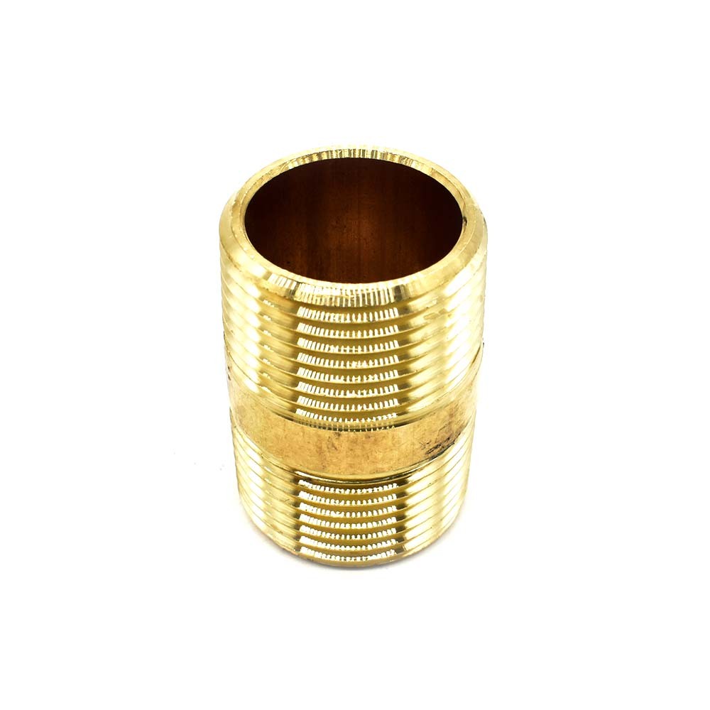 Thrifco 9319084 3/8 x 2 Brass Nipple