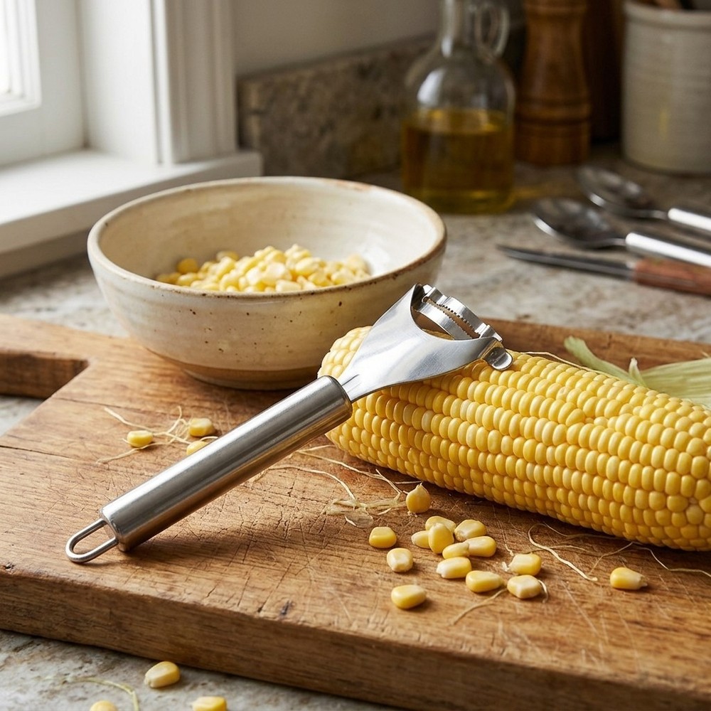 Stainless Steel Corn Peeler Tool Easy Corn Stripper for Removing Kernels