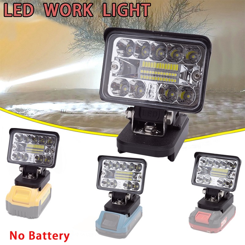 LED Work Light For Bauer 20V Li-Ion Battery Foldable Compact Job Site Light