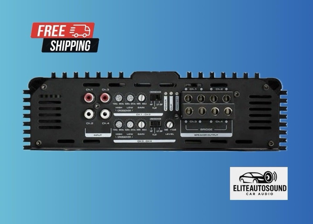 DB Drive WDX PRO1000.4 : 4-Channel Full-Range Class D Amplifier
