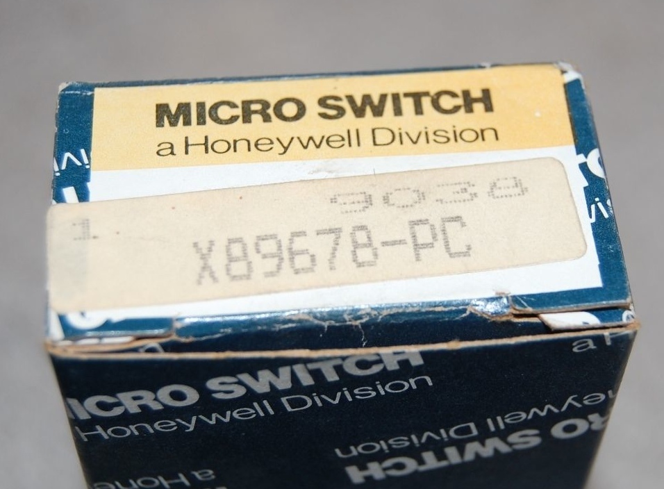 Micro Switch / Honeywell X89678-PC Switch