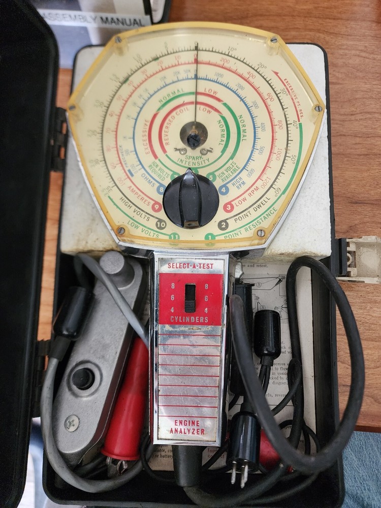 ENGINE ANALYZER SELECT A TEST Kal - Equip