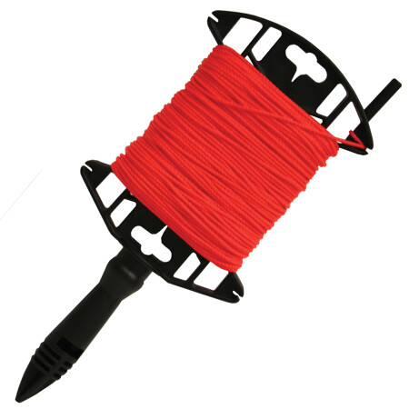 Kraft Tool BC331W Fluorescent Orange Braided Mason's Line 250 Ft.