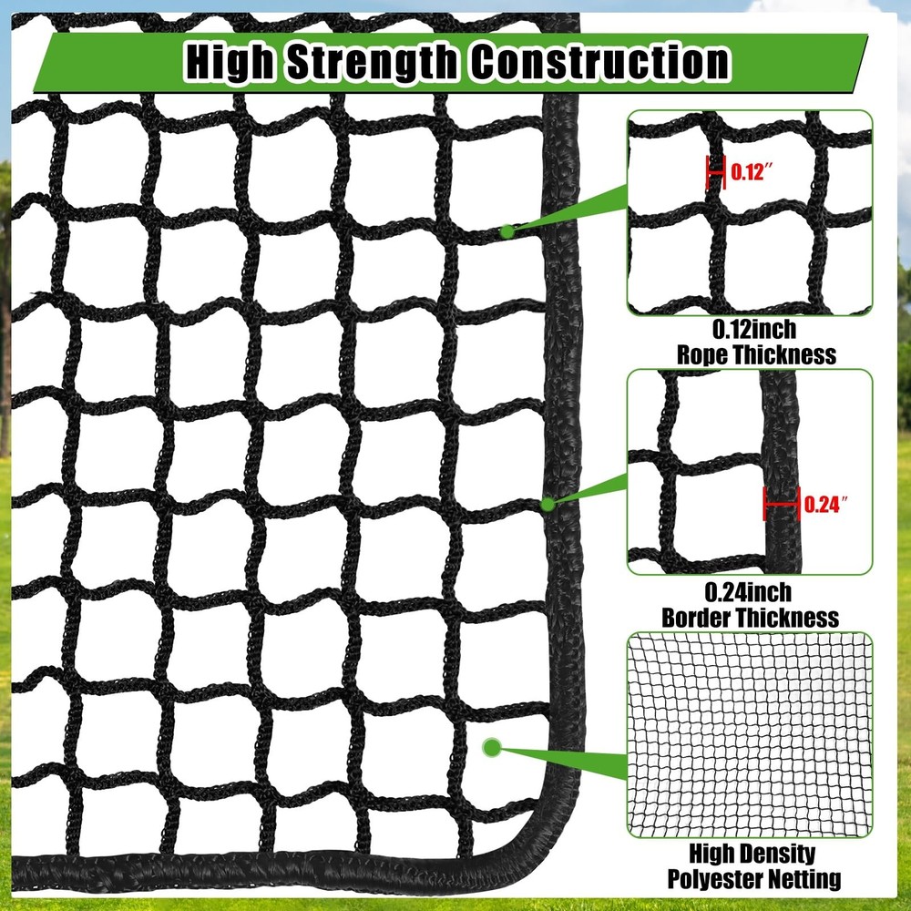Golf Practice Net, 10 x 20 Ft Golf Hitting Nets Heavy Duty Nylon Golf Netting...