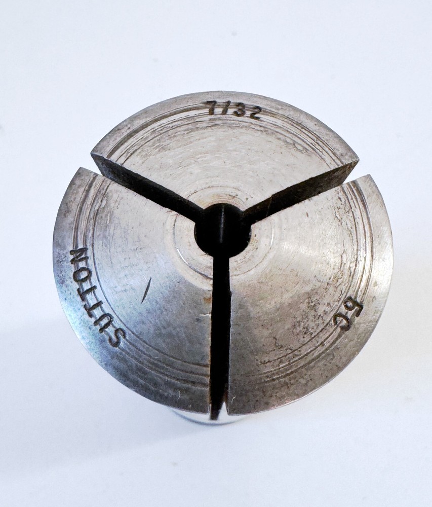 7/32" SUTTON 5C Round Collet Internal & External Threads .21875"