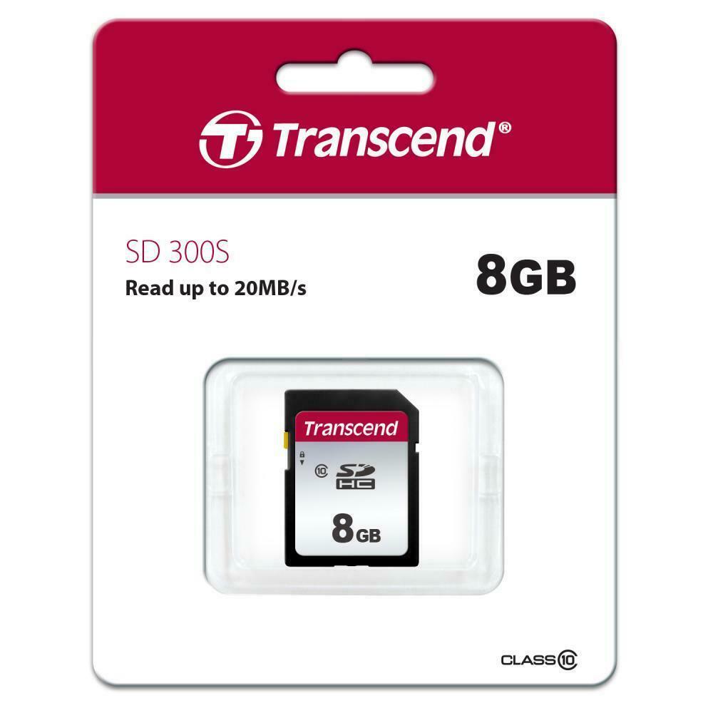 Transcend SDHC 8GB Class 10 Secure Digital Memory Card