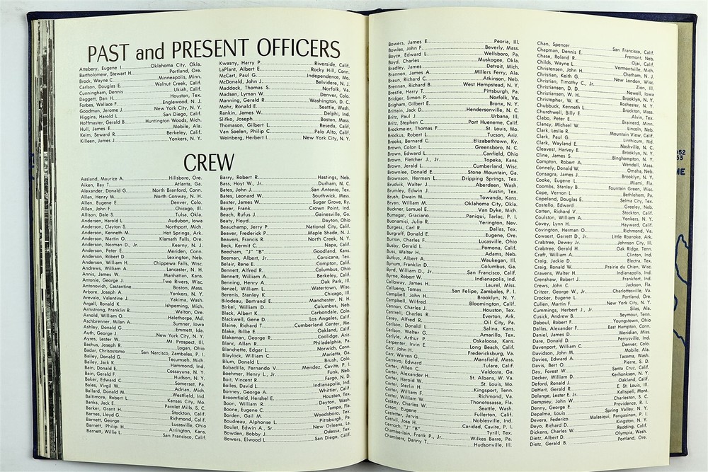 Mobile Construction Battalion 9 NMCB-9 1952 1953 Westpac Deployment Cruise Book