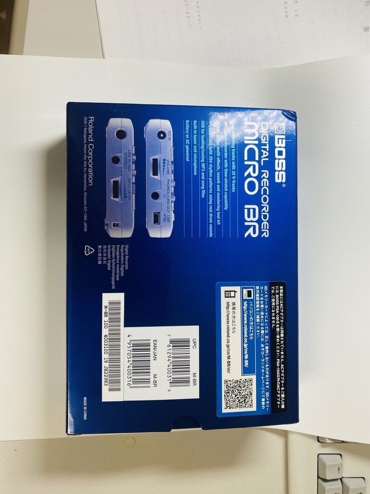 BOSS MICRO BR Multi 4 Track Recorder Slightly Used From Japan.