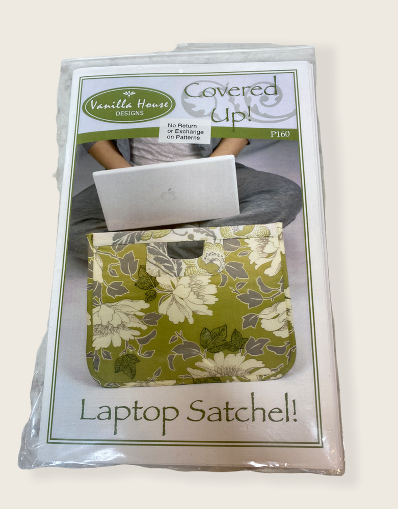 Laptop SATCHELL sewing pattern by Vanilla House Covered Up!