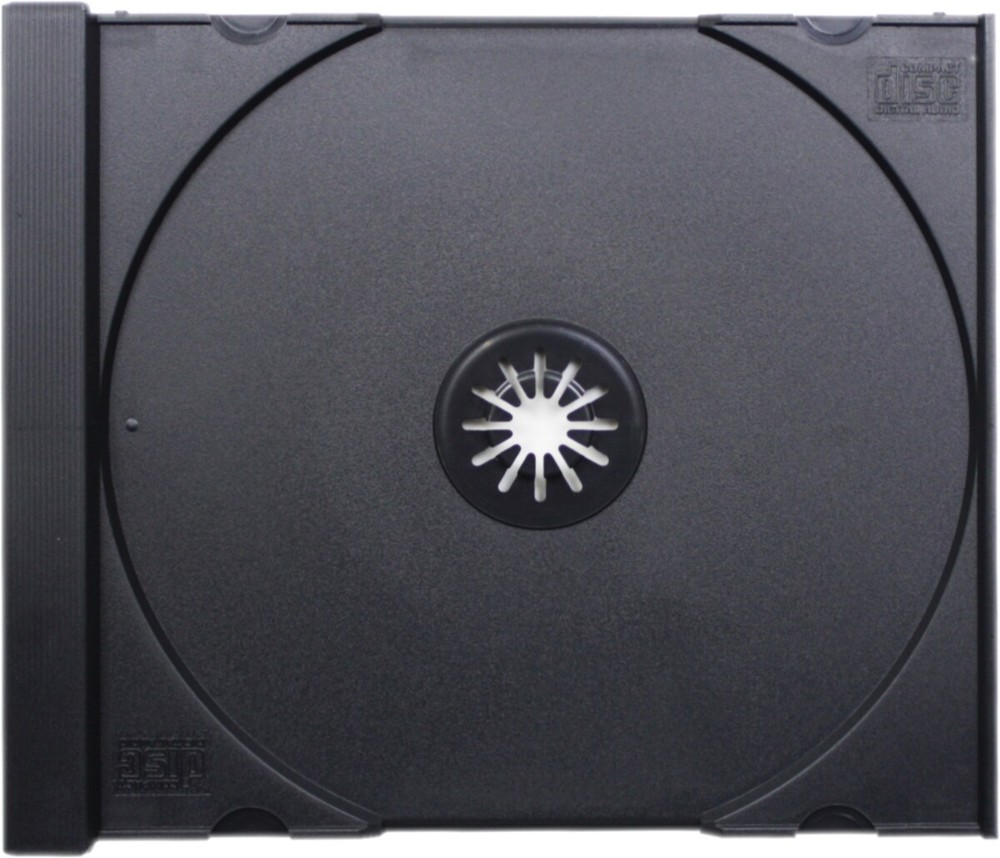 (25) CD Trays Replacement Dark Gray Black Standard 10mm Inserts DVD #CDIR80DG