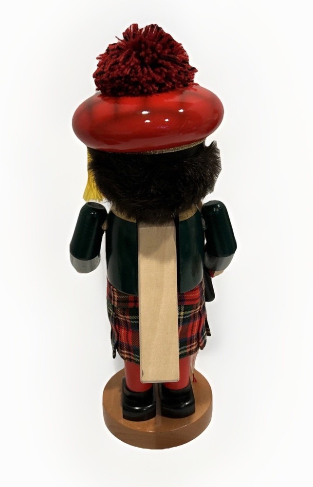 VTG Steinbach Nutcracker Scottish Chubby Bagpiper Made in Germany