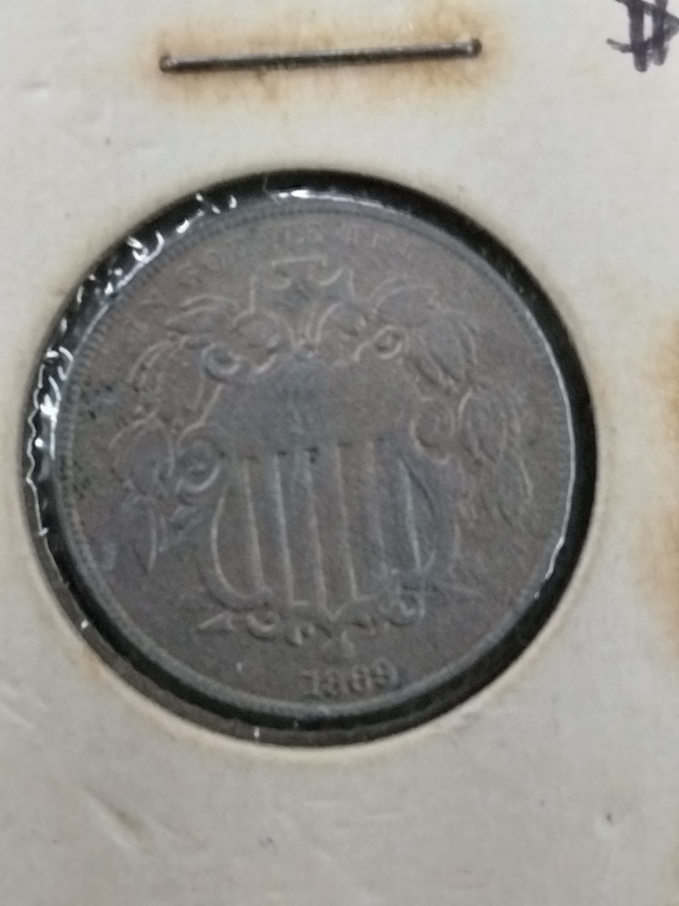 1869 Shield Cent Civil War Era US Type Coin Better Circ Grade