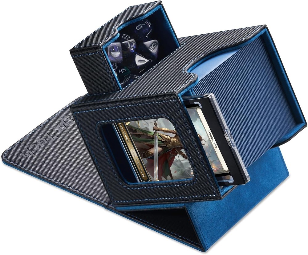 Enigma Commander Deck Box: Storage & Display for MTG EDH