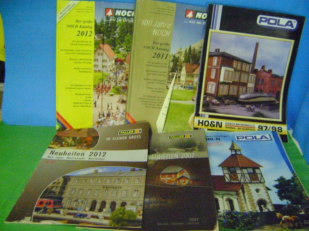 NOCH/POLA FALLER CATALOGS VARIOUS years Ho