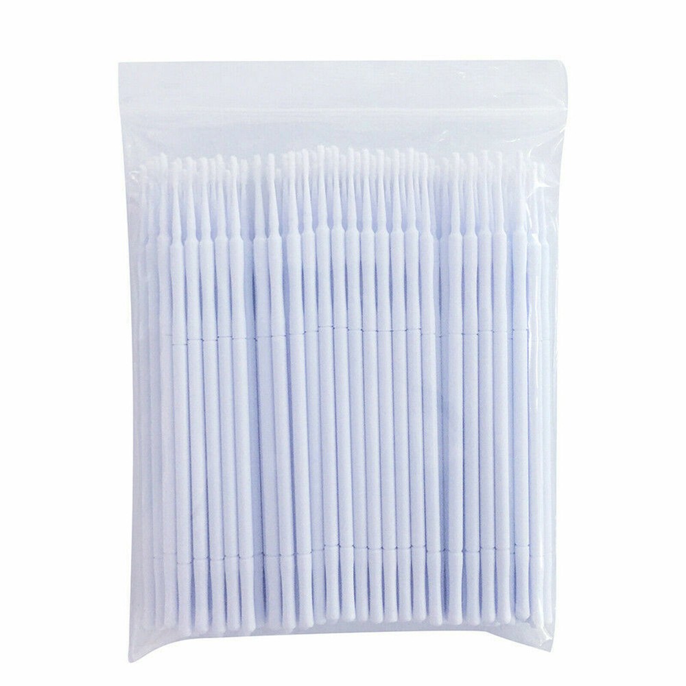 100Pcs Dental Disposable Bendable Micro Brush Applicator/Long Type/Taper Brush