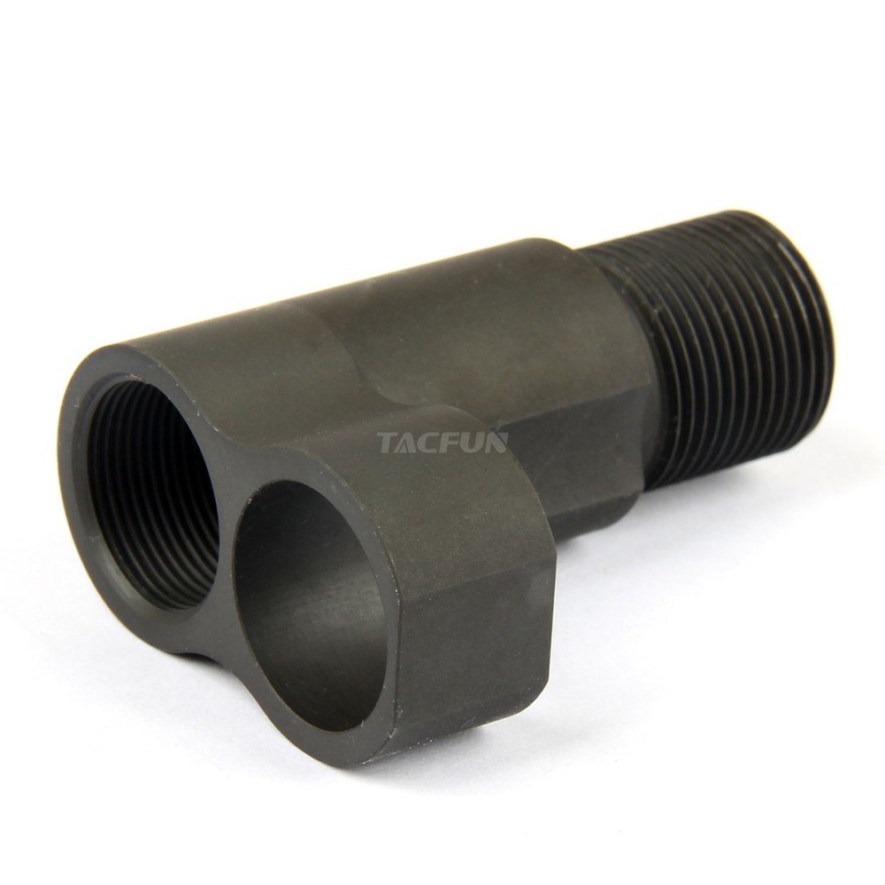 M1 Garand Muzzle Brake Adapter 5/8x24 Thread Steel w/ Protective Nut