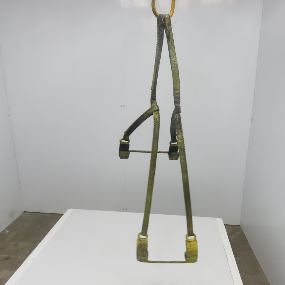 100Lbs Vertical Load Plate Offset Lifting Hook Strap 48"