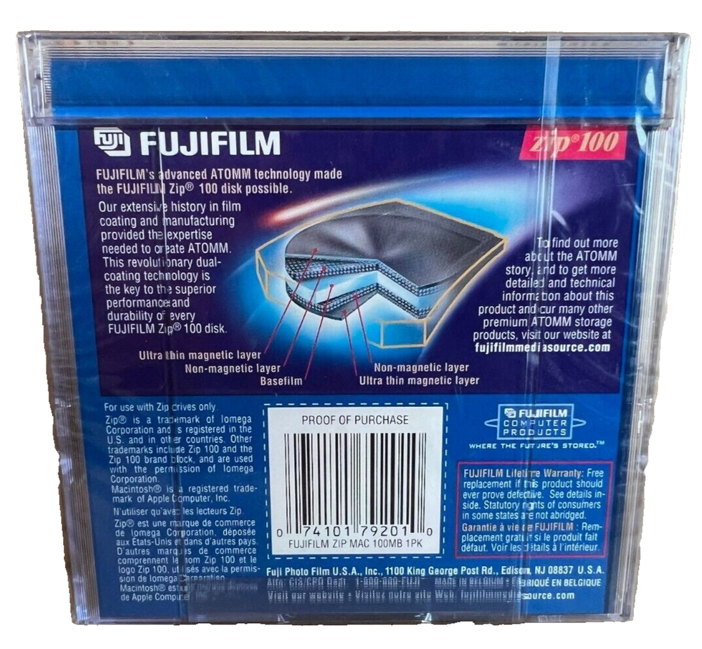 Fujifilm 100MB Zip Disk for Mac