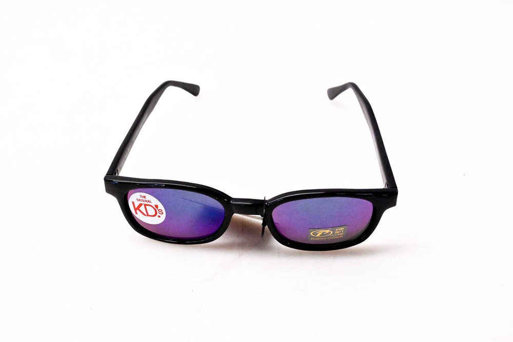 KD's 10118 Biker Sunglasses Colored Mirror NOS