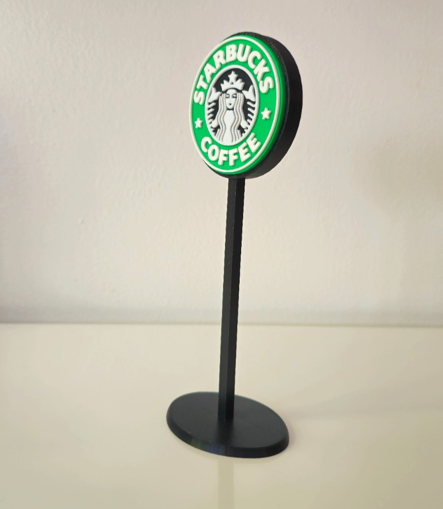 Mini Starbucks Logo Display Stand