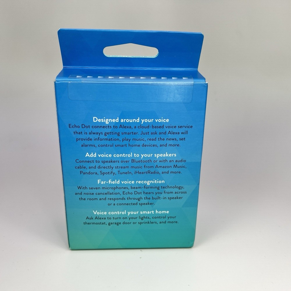 AMAZON ECHO DOT ( 2ND GENERATION) BLACK (2017) NEW