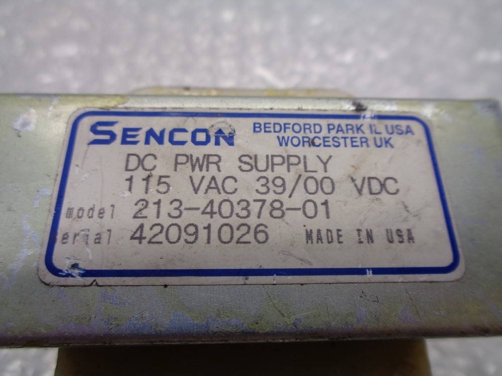 SENCON 213-40378-01 TRANSFORMER NSNP