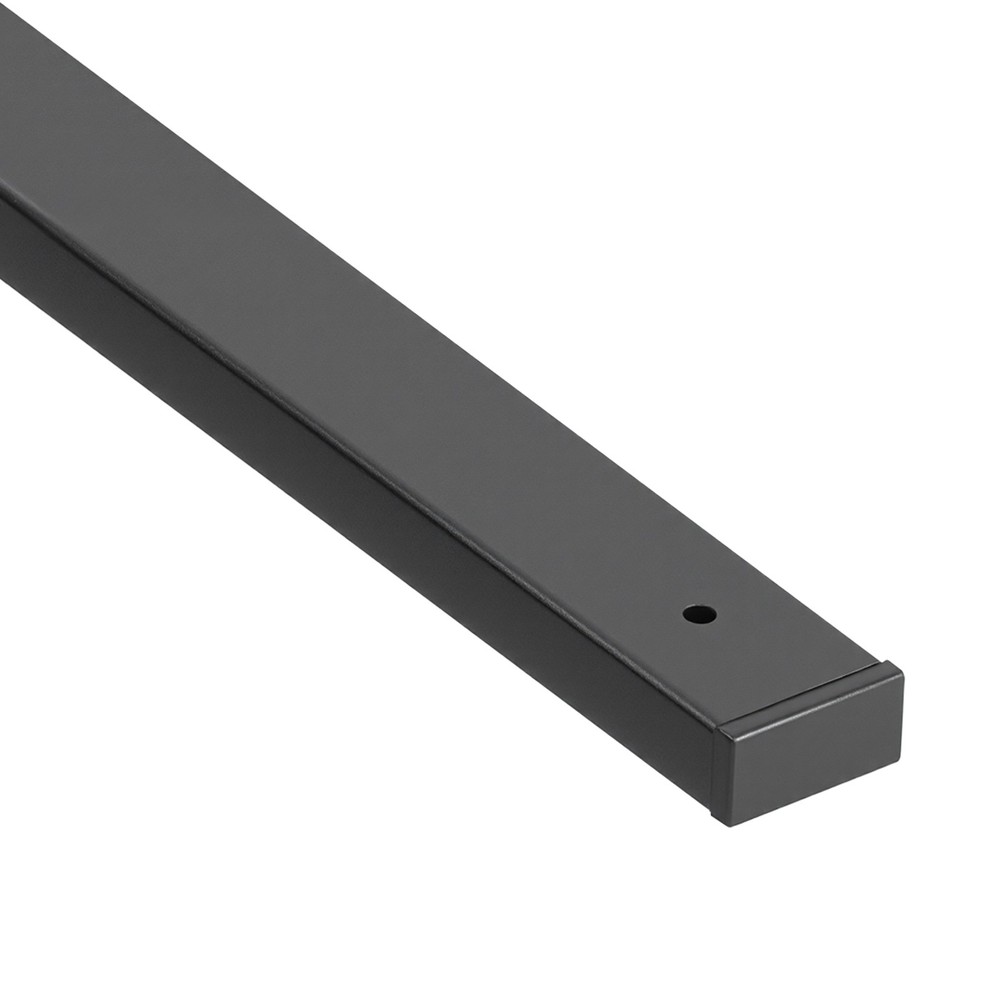 Uimoso 61 Pack Steel Deck Balusters,29.5-inch Rectangular Black Railing Spindles