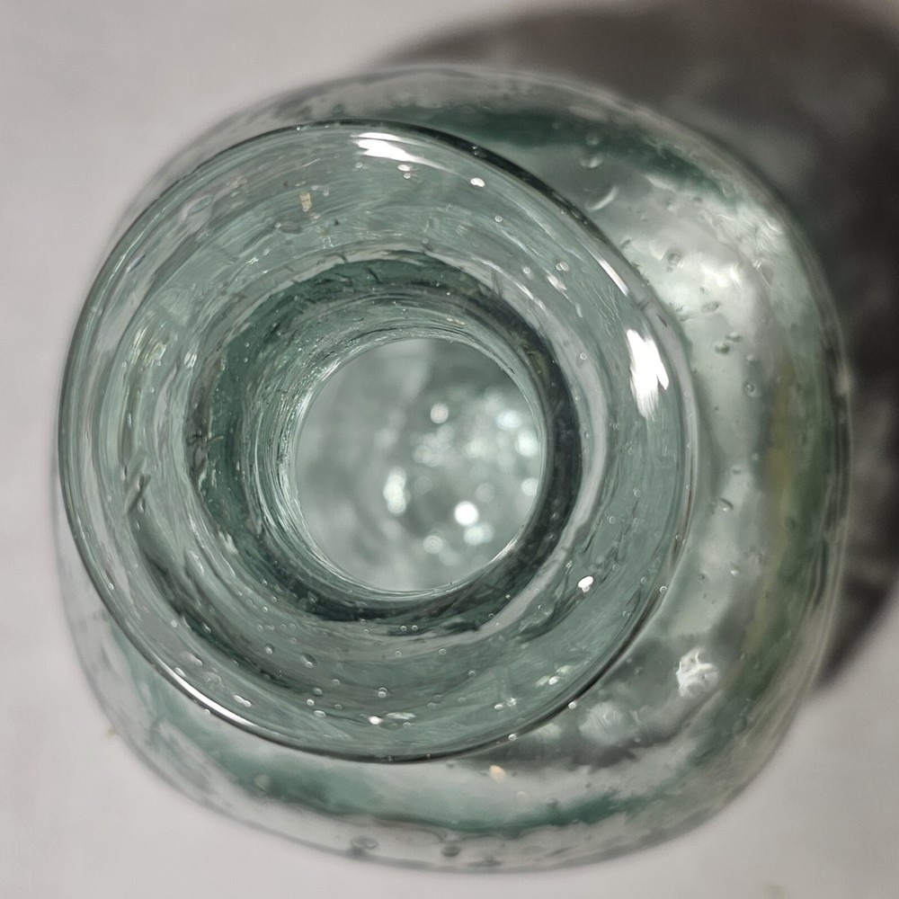 PATRON Tequila 8" Empty Glass Bottle w Cork Stopper ~ Label ~ Barware Decor EUC