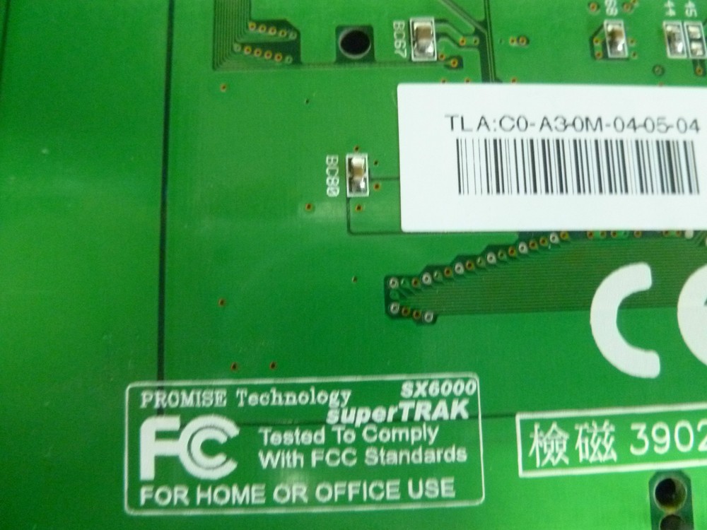 PROMISE SUPERTRACK SX6000 RAID CONTROLLER CARD