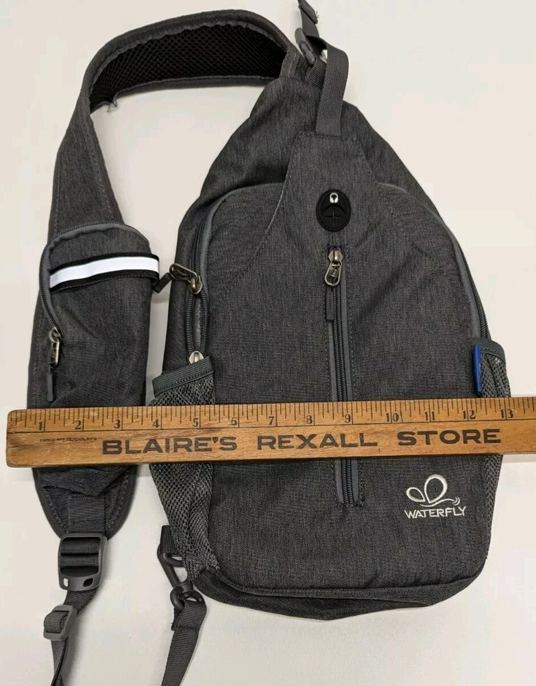 Waterfly Sling Pack - Gray Canvas NWOT