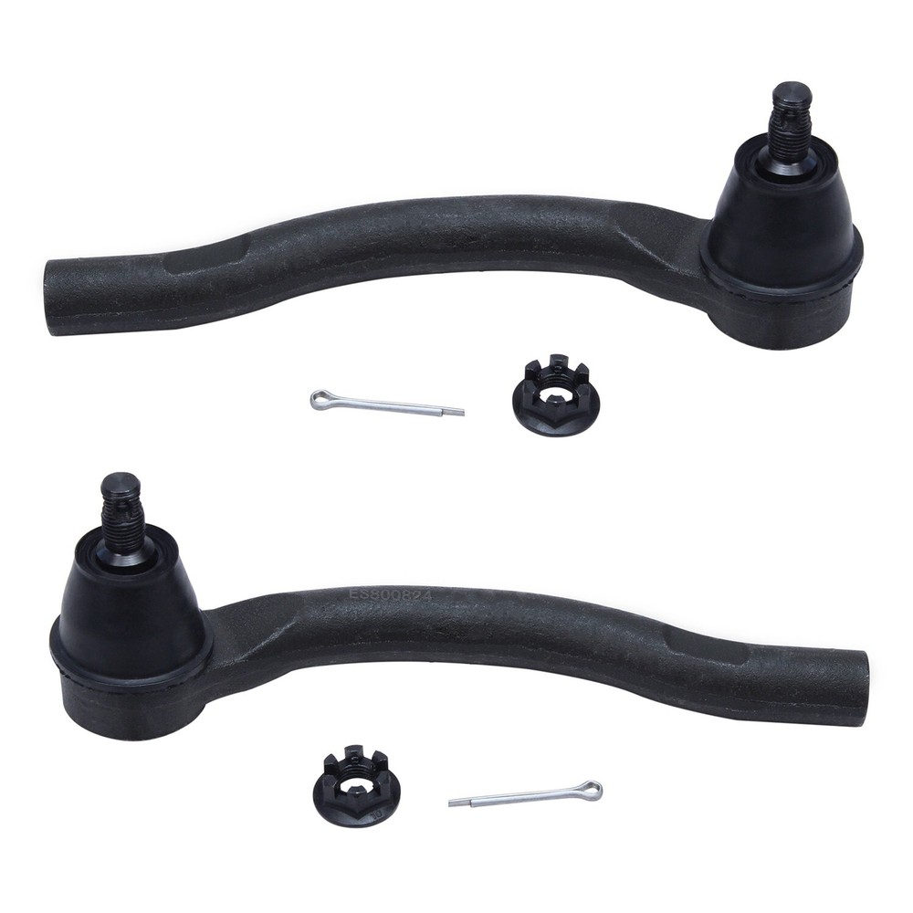 8pc Front Inner Outer Tie Rod Ends Stabilizer Sway Bars for 2007-2013 Acura MDX
