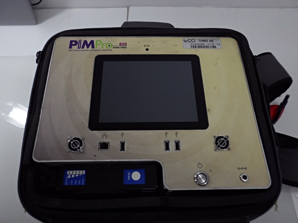 (AS-IS) CCI PIMPRO Tower 850 Precision Passive Intermod Analyzer, W/acceessories