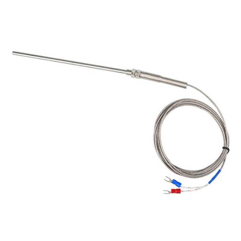 Platinum Resistor Temperature Sensor Thermocoupler K Type Probe 30mm - 200mm