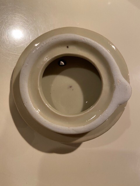 Studio Art Pottery Ceramic Textured Glazed Teapot w/Bamboo Handle Awesome EUC