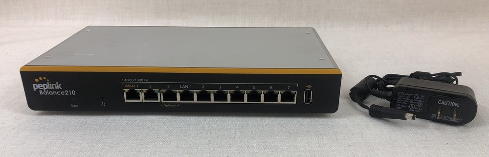 Peplink Balance 210 Multi-WAN Router w/ Power adapter