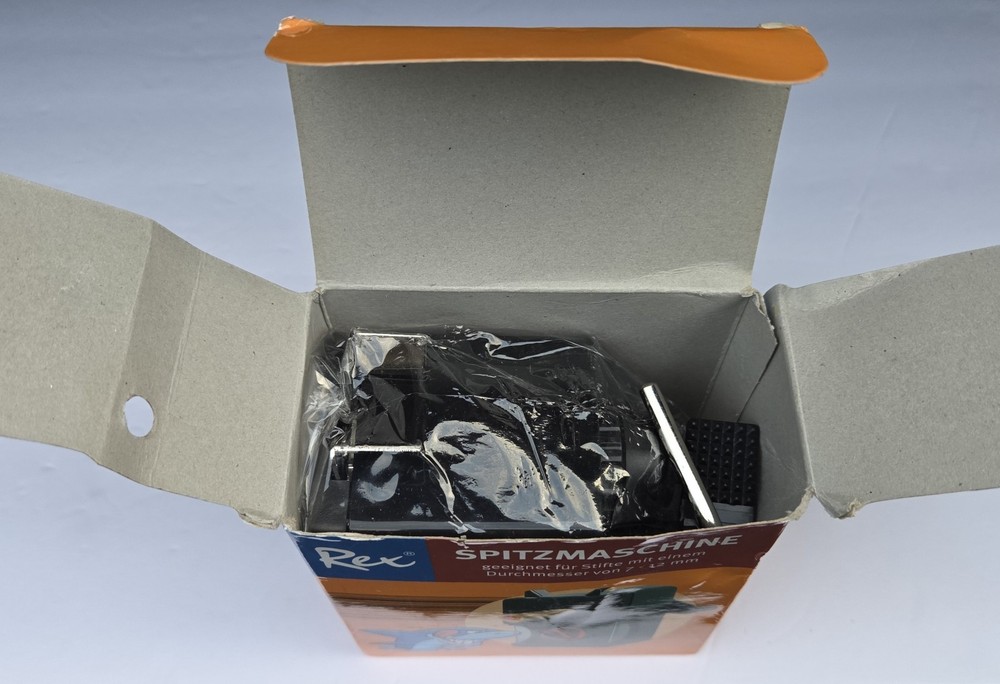 Rex Sharpening Machine Sharpener for 7-12mm Pens Black NEW IN BOX