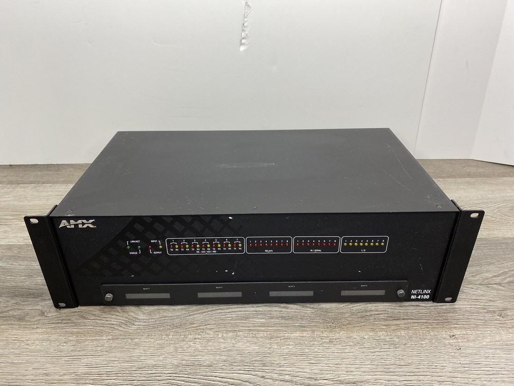 AMX Netlinx NI-4100 Integrated Audio Video Controller Rack-Mountable  *Untested*