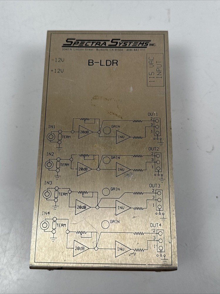 Spectra Systems B-LDR 4 CHL Converter