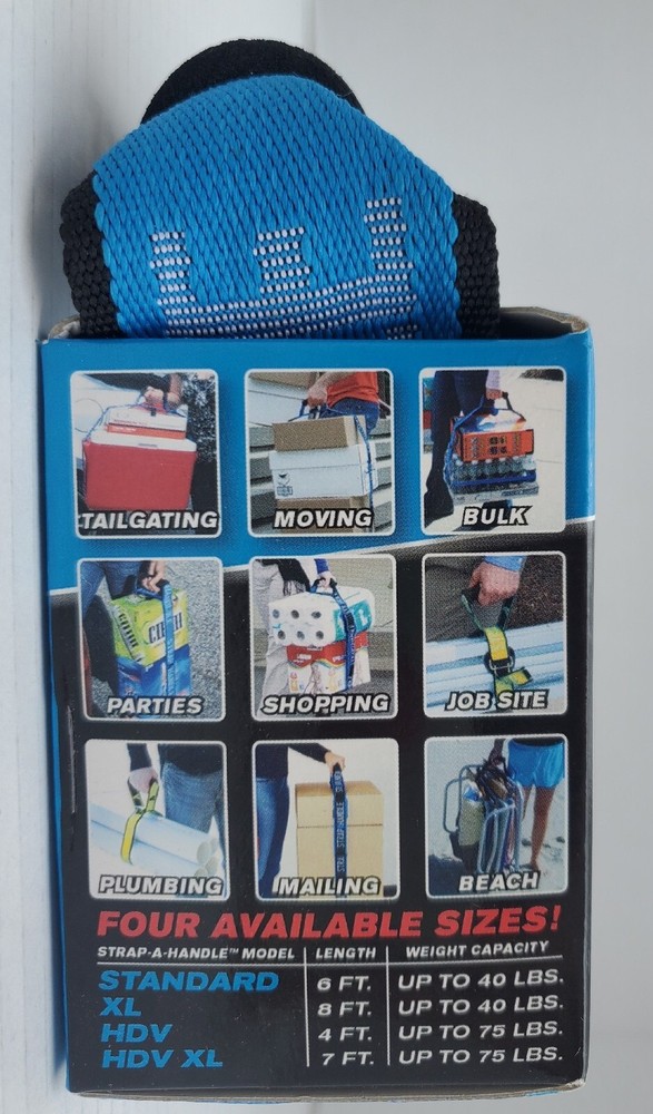 Strap A Handle 6 FT Carrying Strap With Handle Moving Shopping Packages New