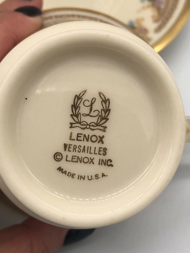 Lenox VERSAILLES 5 Piece Place Setting EXCELLENT CONDITION