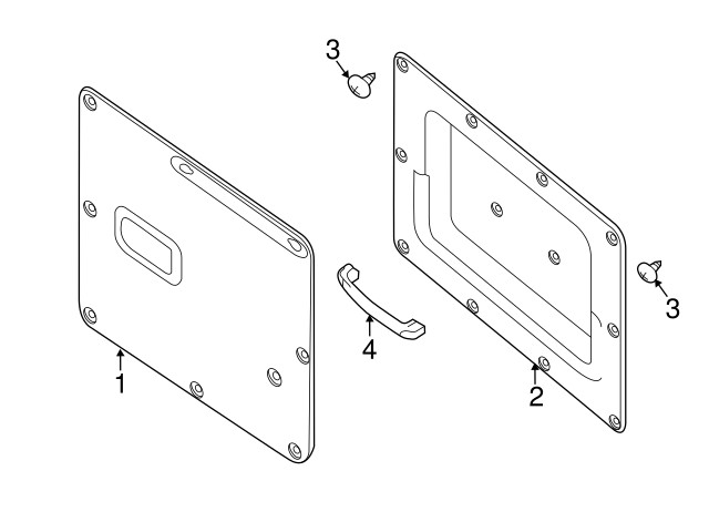 Genuine Nissan Pull Handle 90940-1PA0A