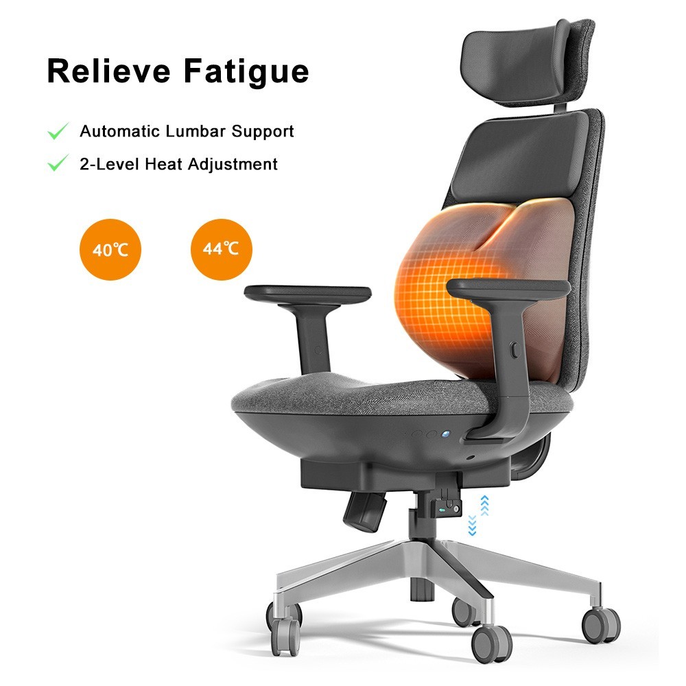 Smart Office Chair C5 For Multi-Functional Height-Adjustable Inflatable Heated