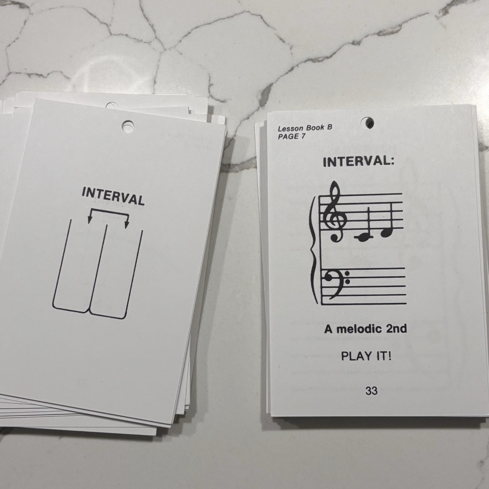 Alfred's Basic Piano Prep Course: Flash Cards Levels A & B Open Package EUC!