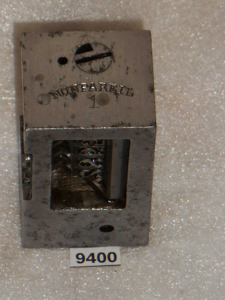 WETTER | letterpress numbering machine | 9400
