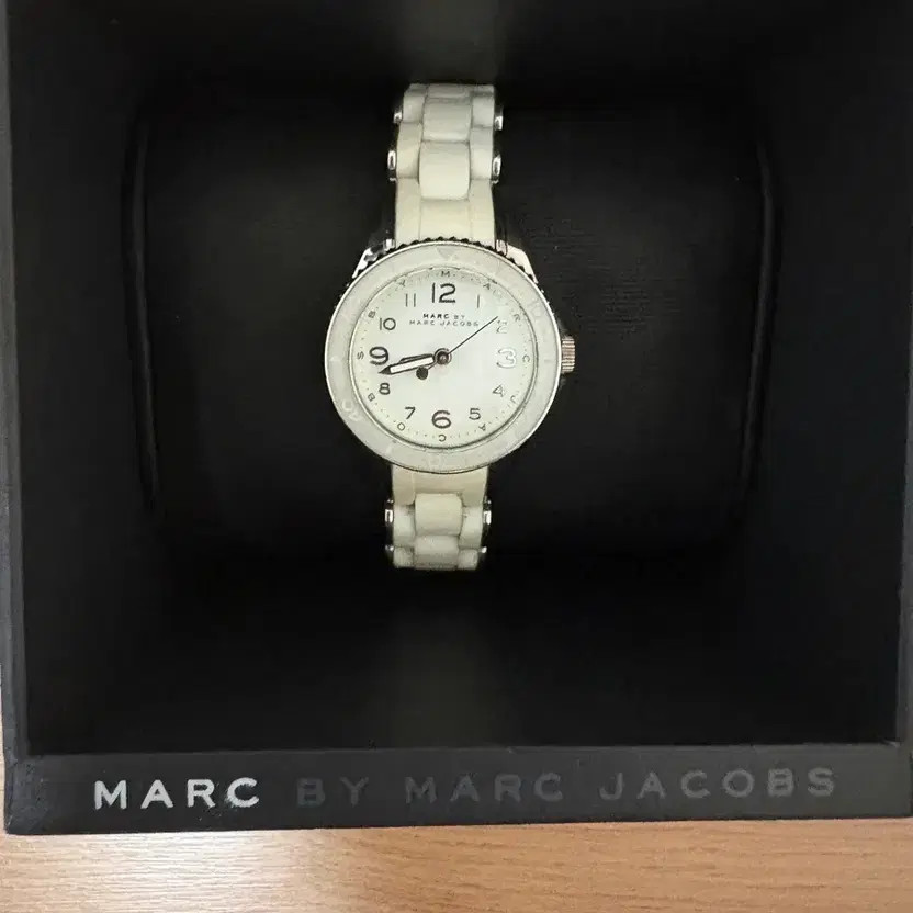 Mark Jacob's Women's Marine Series Watch with Silver Case and White Dial