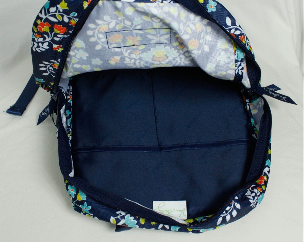 Vera Bradley Blue White Flower Pattern Small Kids Backpack