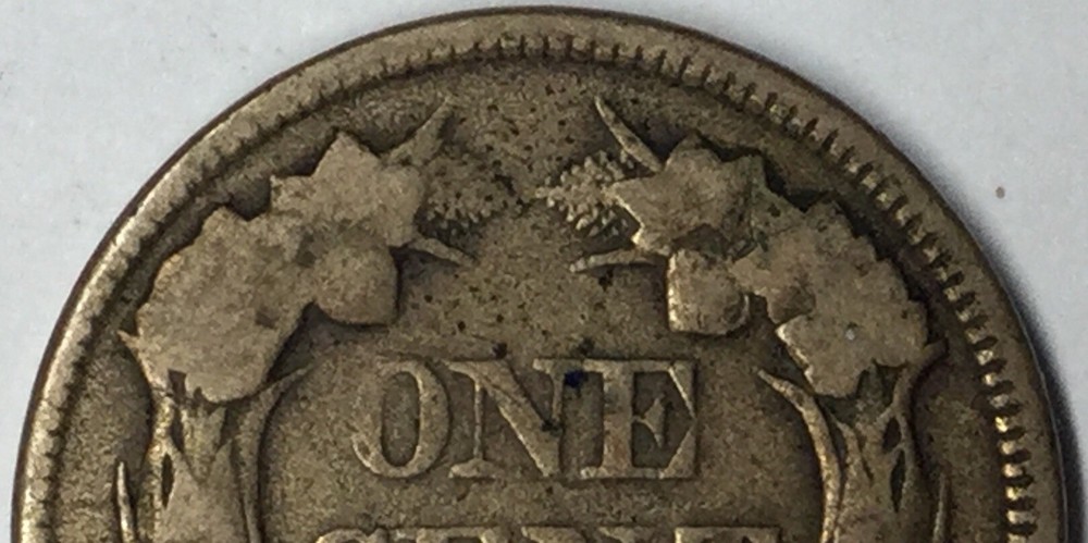 1857 1C Flying Eagle Cent F Uncertified #