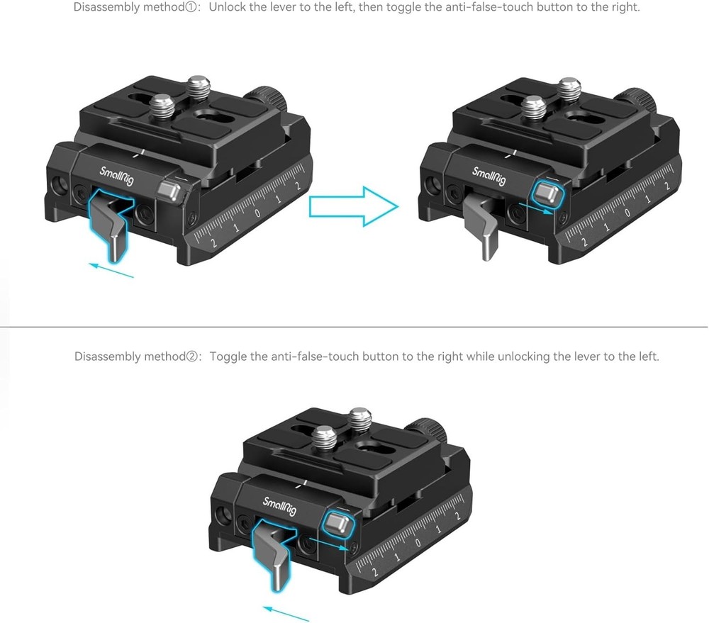 DJI RS Arca Swiss Manfrotto Mount Plate Kit | Quick Release Stabilizer Baseplate