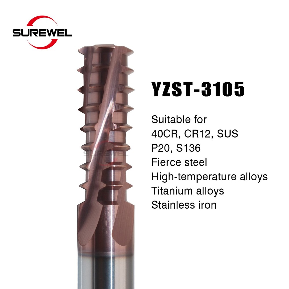 Skip teeth Thread Mill Threading Tool Balzers Coated CNC High-Speed Milling Tool